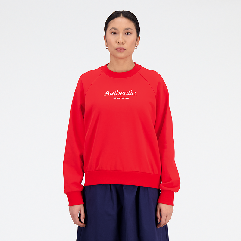 Bluza damska New Balance WT31557TRD  czerwona