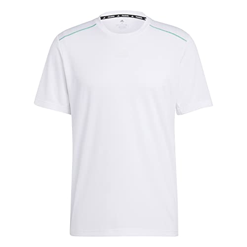 adidas T-shirt męski (Short Sleeve) Wo Base Logo T, biały/przezroczysty, IB7904, L