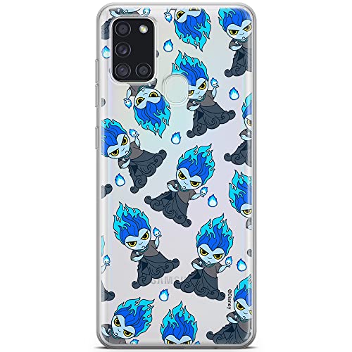 ERT GROUP etui na telefon Samsung A21s, case oryginalny i oficjalnie licencjonowany przez Disney, wzór Hades 002, optymalnie dopasowane, plecki z TPU częściowo przeźroczyste