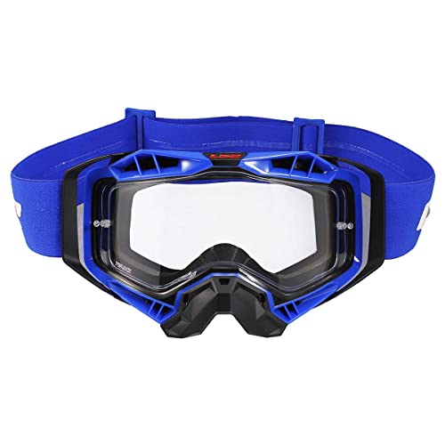 LS2, Gogle motocyklowe AURA (Przezroczysty wizjer) black blue