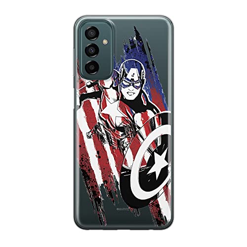 ERT GROUP etui na telefon Samsung M13 4G/M23 5G/F23, case oryginalny i oficjalnie licencjonowany przez Marvel, wzór Captain America 016, optymalnie dopasowane, plecki z TPU częściowo przeźroczyste