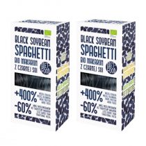 Diet-Food Czarny makaron sojowy spaghetti Zestaw 2 x 200 g Bio