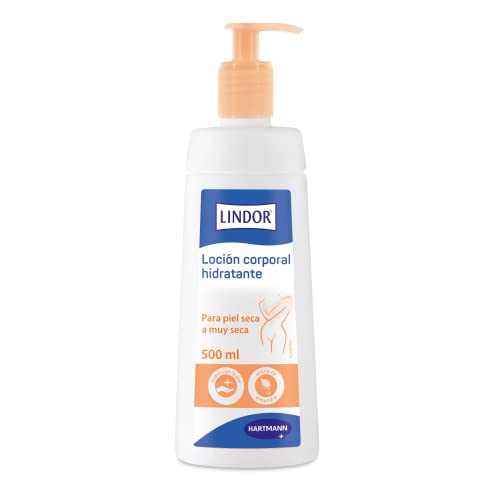 Lindor Skin Balsam do ciała, do skóry podrażnionej i bardzo suchej, Emulsja Woda w oleju, z dozownikiem, 500 ml