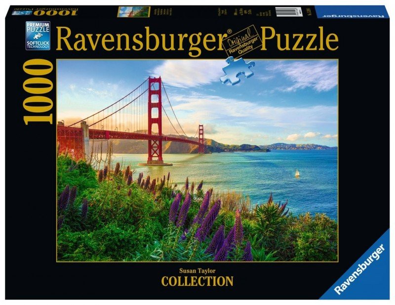 Ravensburger Puzzle 1000 elementów Most Golden Gate