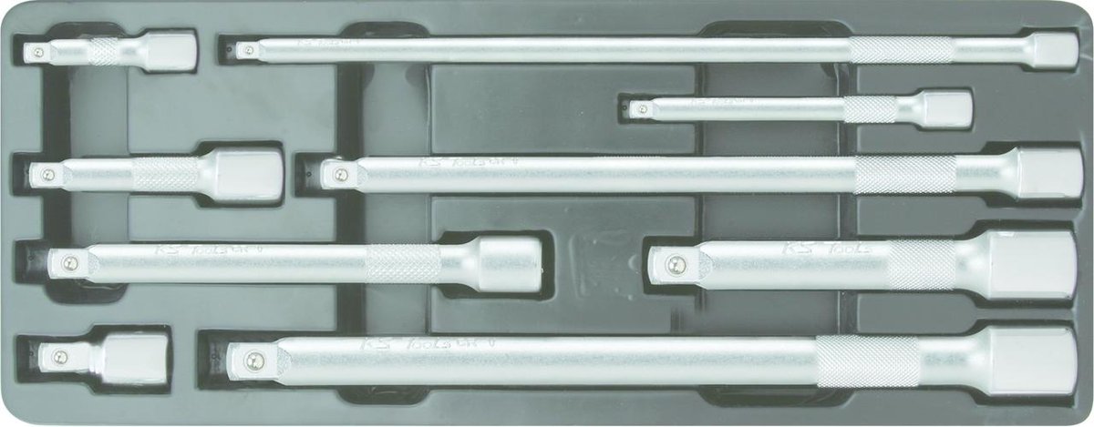 KS Tools 9110007 W pionie Verlaengerungskabel, zestaw 9-częściowy, 1/4