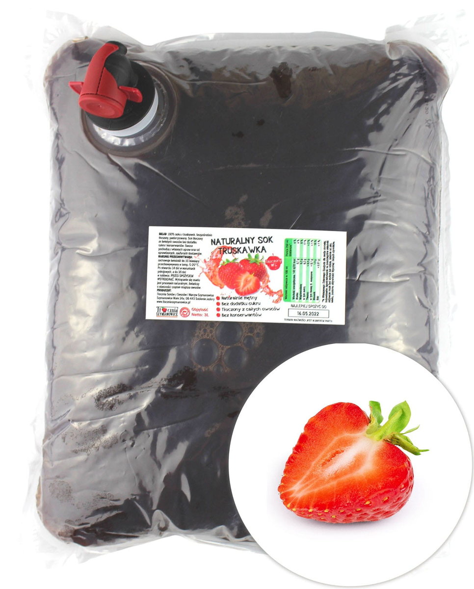 Sok z Truskawek 100% 3l