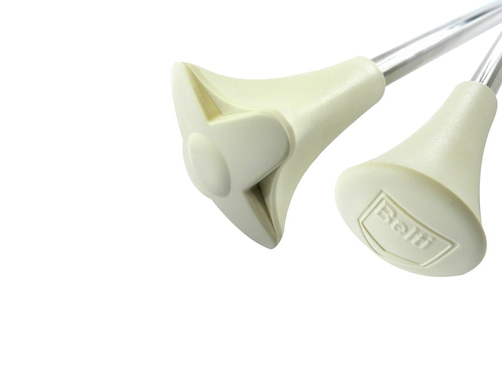 Pałka Mażoretkowa KOLOROWA KOLORY - BELTI PMT1M biała