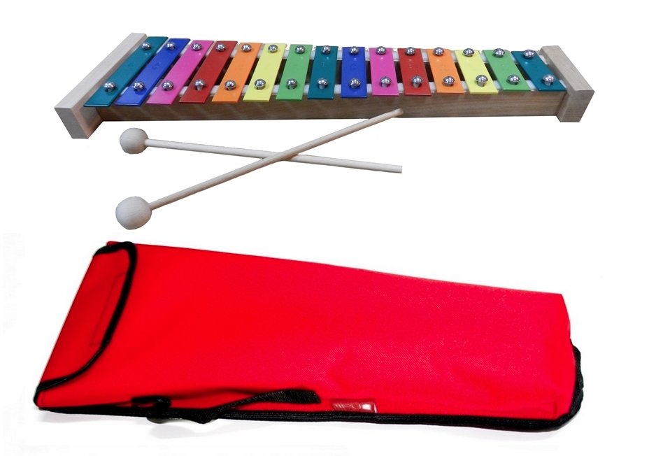 MAT MAX Dzwonki 15-tonowe + Pokrowiec Czerwony