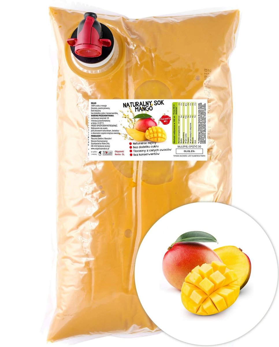 Sok z Mango - Puree 100% 5l