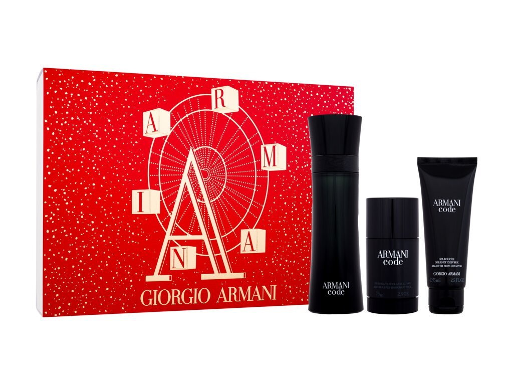 Giorgio Armani Armani Code Men 125ml woda toaletowa + 75ml dezodorant w sztyfcie + 75ml żel + 75ml balsam