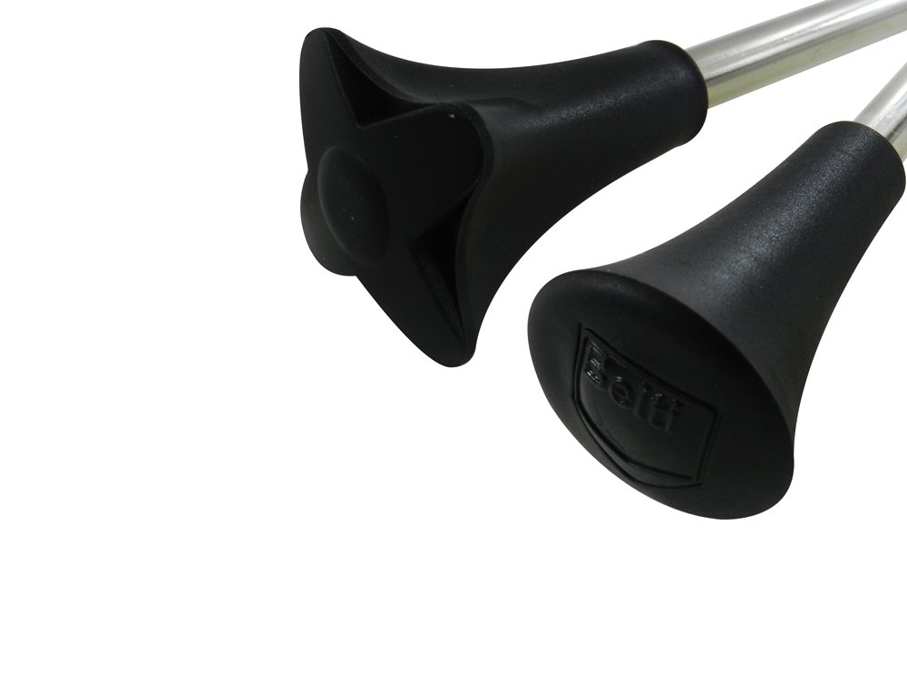 Pałka Mażoretkowa Belti PMT1 - Chrom czarna