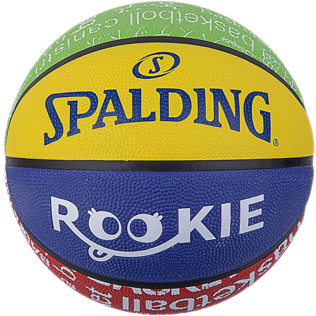 Spalding Rookie Gear Ball 84368Z, unisex, piłki do koszykówki, Wielokolorowe
