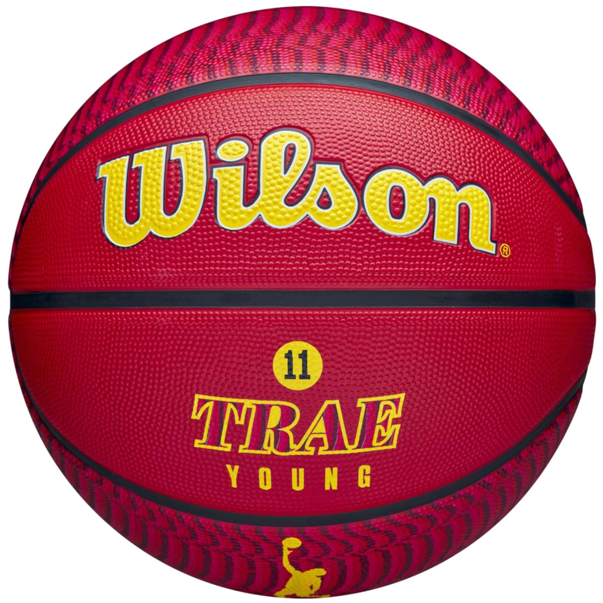 Wilson Nba Player Icon Trae Young Outdoor Ball Wz4013201Xb, Unisex, Piłki Do Koszykówki, Czerwone