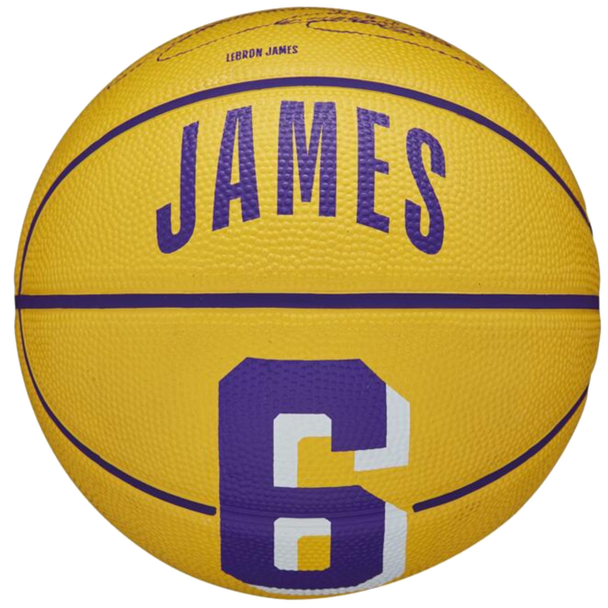 Wilson Nba Player Icon Lebron James Mini Ball Wz4007201Xb, Unisex, Piłki Do Koszykówki, Żółte