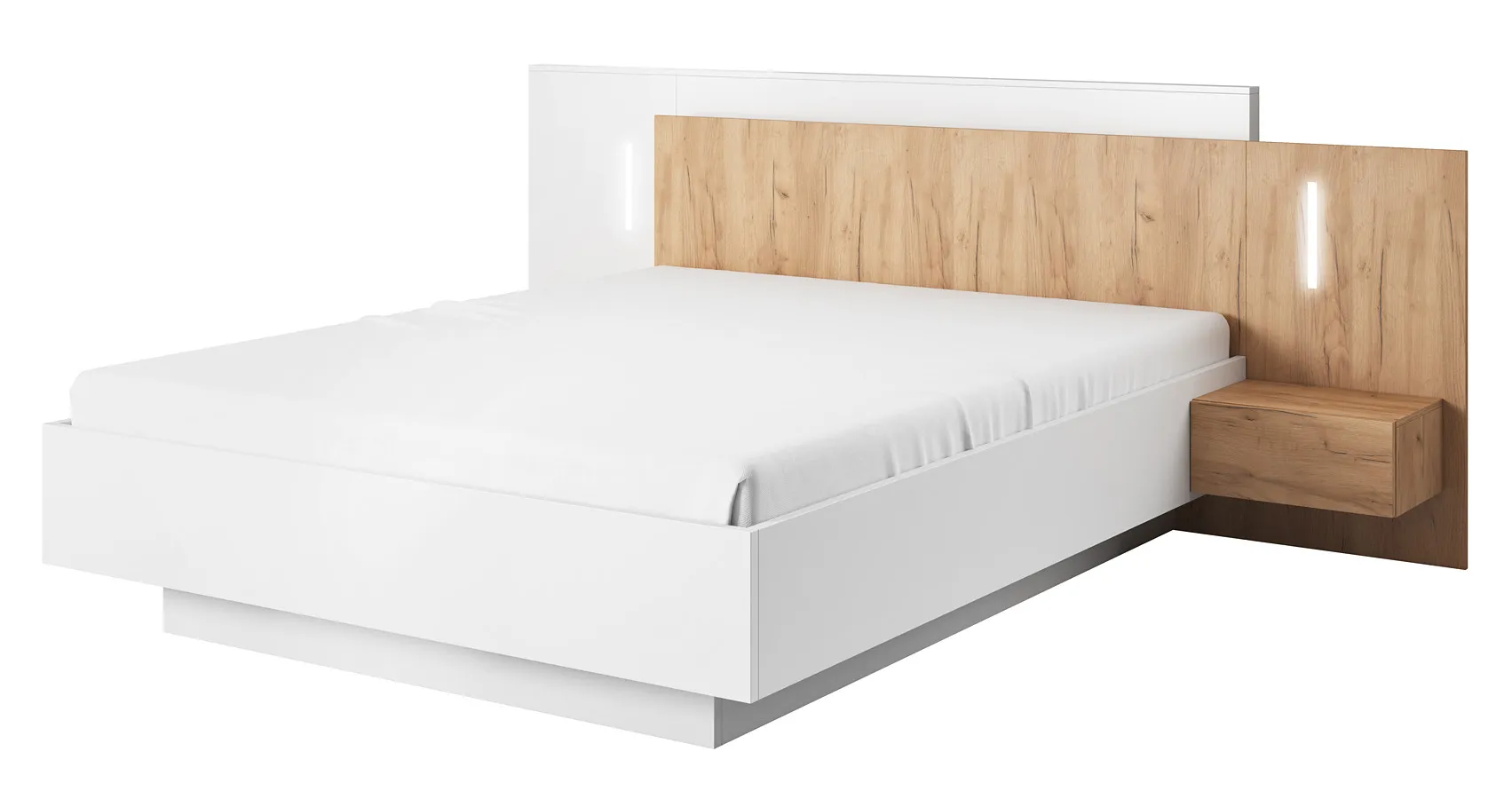 Łóżko z szafkami nocnymi Z7-H81