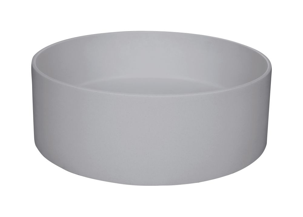 Deante Silia Umywalka nablatowa 36 cm szary metalik CQSSU4S