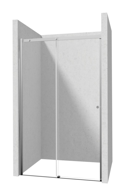 Deante Kerria Plus Drzwi prysznicowe przesuwne 200x110 cm chrom KTSP011P