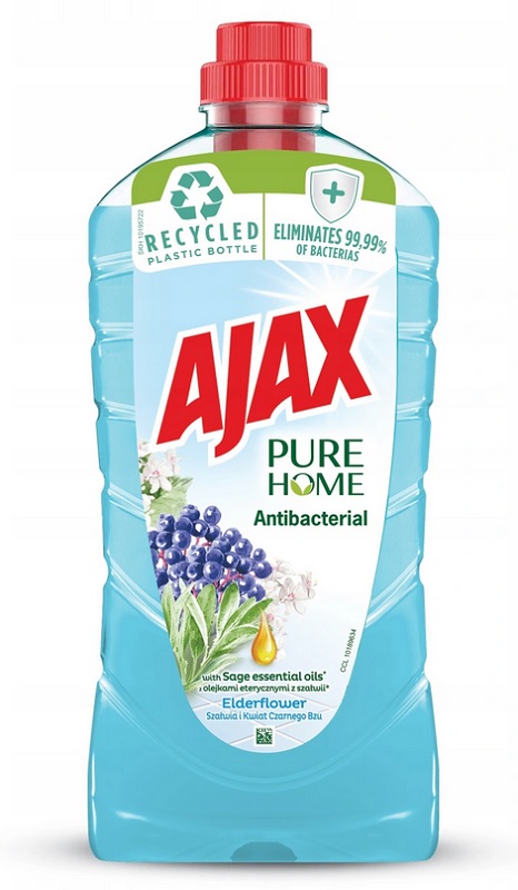 Ajax Płyn szałwia i kwiat czarnego bzu 1 l