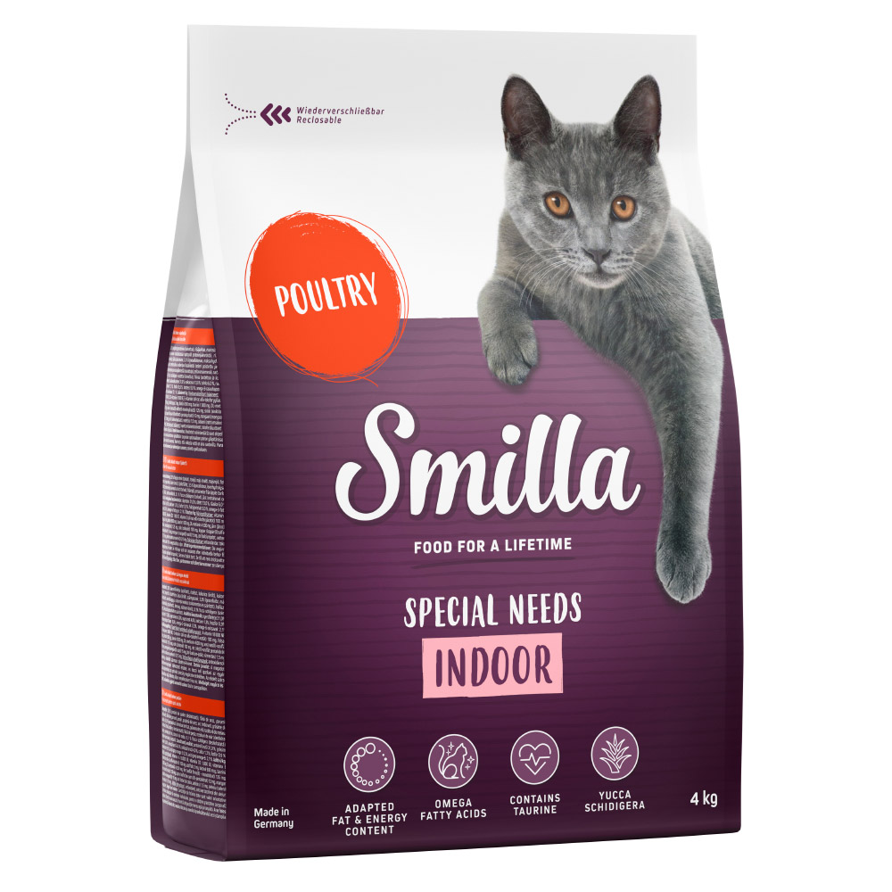 Smilla Adult Indoor, drób - 4 kg