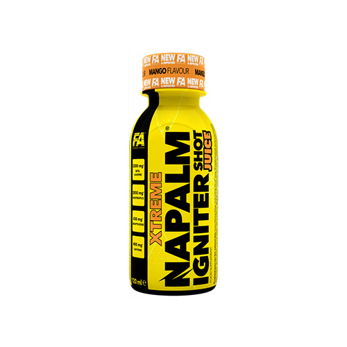 FITNESS AUTHORITY Xtreme Napalm Igniter Juice Shot - 120ml - Mango - Shoty i żele