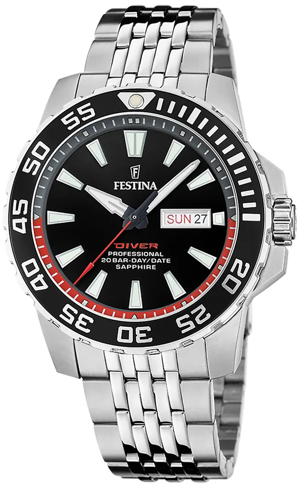 Фото - Наручний годинник FESTINA Zegarek  F20661-3 Diver Professional - Natychmiastowa WYSYŁKA 0zł ( 