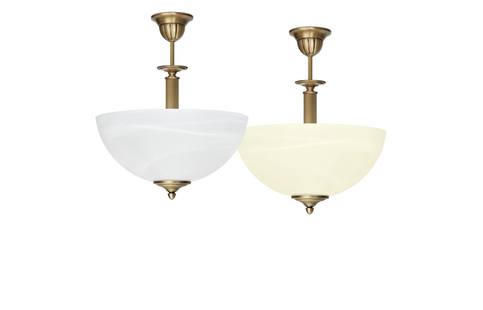 Lampa mosiężna z 1 kloszem V-S1AB