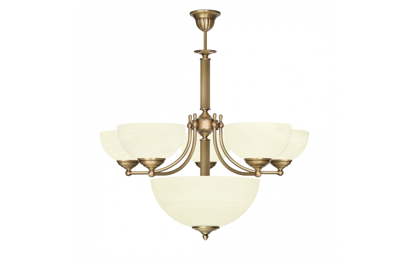 Mosiężny żyrandol V-S6A