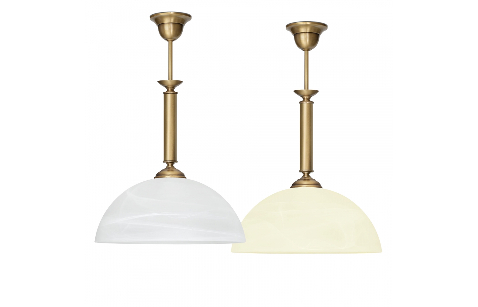 Lampa mosiężna z 1 kloszem VG-S1