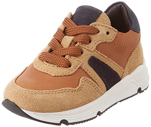 Pinocchio Dziewczęce P1730 sneakersy, Brązowy czarny brokat, 24 EU
