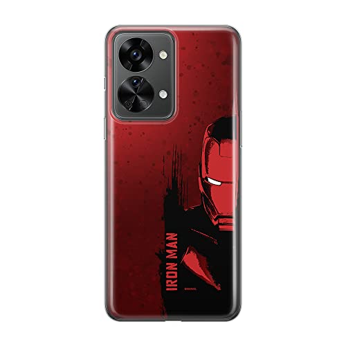 Etui Iron Man 004 Marvel Nadruk pełny Czerwony Producent: OnePlus, Model: NORD 2T 5G