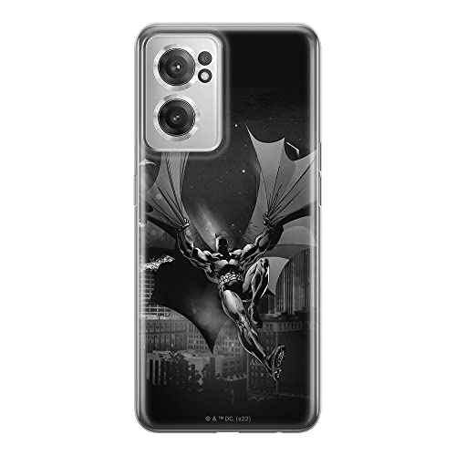 ERT GROUP etui na telefon Oneplus NORD CE 2, case oryginalny i oficjalnie licencjonowany przez DC, wzór Batman 073, optymalnie dopasowane, plecki z TPU
