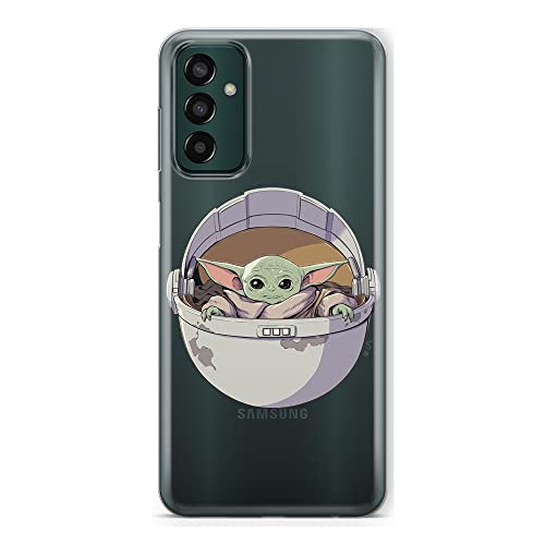 ERT GROUP etui na telefon Samsung M13 4G, case oryginalny i oficjalnie licencjonowany przez Star Wars, wzór Baby Yoda 026, optymalnie dopasowane, plecki z TPU częściowo przeźroczyste