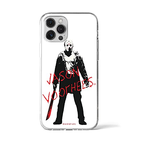ERT GROUP etui na telefon Apple Iphone 12 PRO MAX, case oryginalny i oficjalnie licencjonowany przez Horror, wzór Friday the 13th 017, optymalnie dopasowane, plecki z TPU