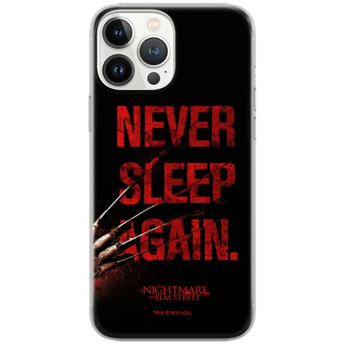 ERT GROUP etui na telefon Apple Iphone 13 PRO MAX, case oryginalny i oficjalnie licencjonowany przez Horror, wzór Nightmare of Elm Street 003, plecki z TPU