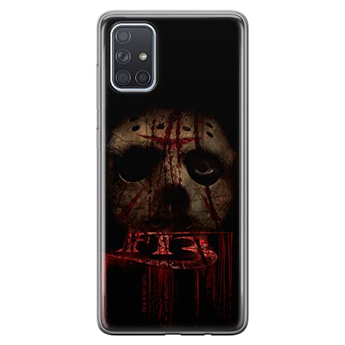 ERT GROUP etui na telefon Samsung A71 5G, case oryginalny i oficjalnie licencjonowany przez Horror, wzór Friday the 13th 013, optymalnie dopasowane, plecki z TPU