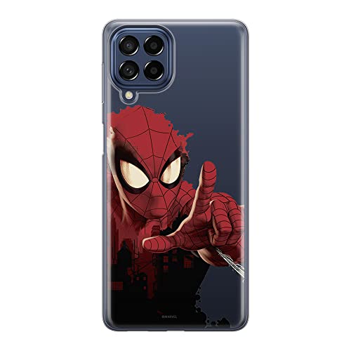 Etui Spider Man 006 Marvel Nadruk częściowy Przeźroczysty Producent: Samsung, Model: M33 5G