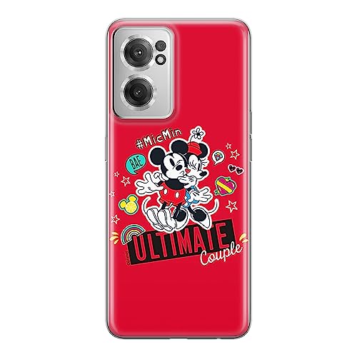ERT GROUP etui na telefon Oneplus NORD CE 2, case oryginalny i oficjalnie licencjonowany przez Disney, wzór Mickey & Minnie 012, optymalnie dopasowane, plecki z TPU