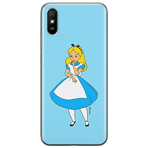 ERT GROUP etui na telefon Xiaomi REDMI 9A, case oryginalny i oficjalnie licencjonowany przez Disney, wzór Alice 010, optymalnie dopasowane, plecki z TPU