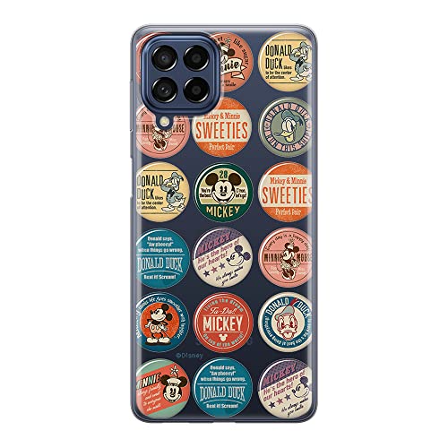 ERT GROUP etui na telefon Samsung M33 5G, case oryginalny i oficjalnie licencjonowany przez Disney, wzór Mickey & Friends 003, optymalnie dopasowane, plecki z TPU częściowo przeźroczyste
