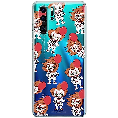 ERT GROUP etui na telefon Huawei P30 PRO, case oryginalny i oficjalnie licencjonowany przez Horror, wzór It 007, optymalnie dopasowane, plecki z TPU częściowo przeźroczyste