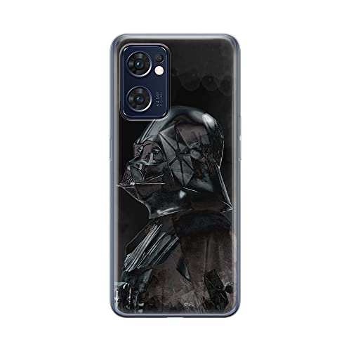 ERT GROUP etui na telefon Oppo RENO 7 5G, case oryginalny i oficjalnie licencjonowany przez Star Wars, wzór Darth Vader 003, optymalnie dopasowane, plecki z TPU