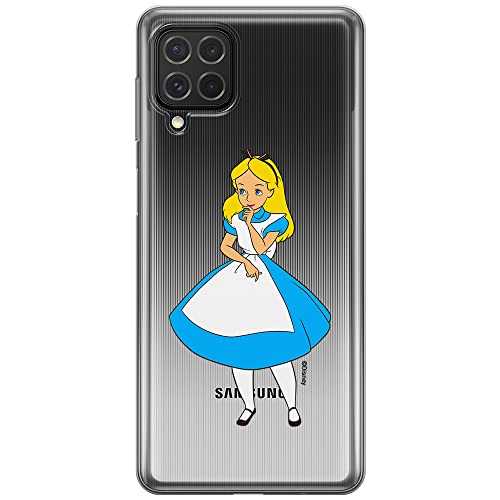 ERT GROUP etui na telefon Samsung F62 / M62, case oryginalny i oficjalnie licencjonowany przez Disney, wzór Alice 010, optymalnie dopasowane, plecki z TPU częściowo przeźroczyste