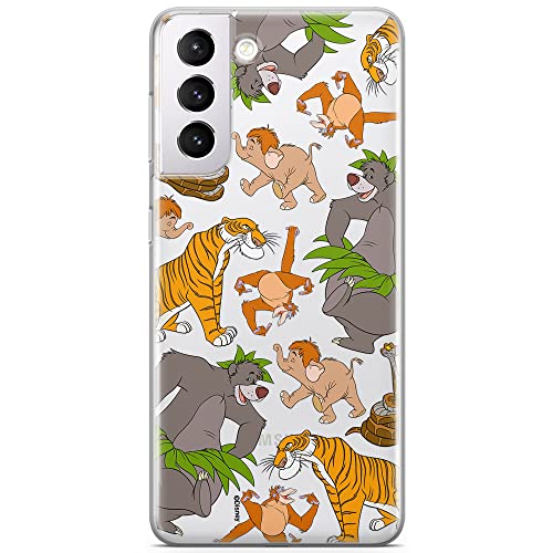 ERT GROUP etui na telefon Samsung S21, case oryginalny i oficjalnie licencjonowany przez Disney, wzór Jungle Book 003, optymalnie dopasowane, plecki z TPU częściowo przeźroczyste