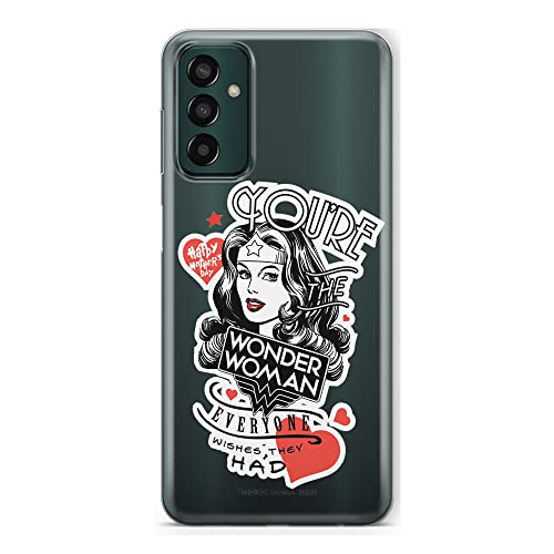 Etui Wonder Woman 014 DC Nadruk częściowy Przeźroczysty Producent: Samsung, Model: M13 4G/ M23 5G/ F23