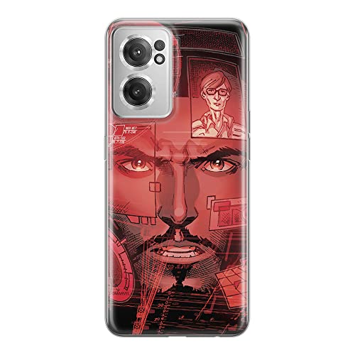 Etui Iron Man 016 Marvel Nadruk pełny Czerwony Producent: OnePlus, Model: NORD CE 2