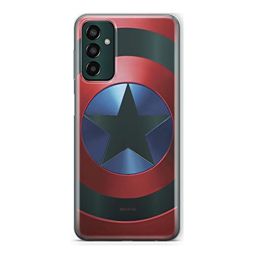 Etui Kapitan Ameryka 025 Marvel Nadruk częściowy Przeźroczysty Producent: Samsung, Model: M13 4G/ M23 5G/ F23