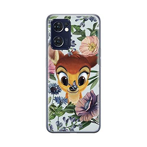 ERT GROUP etui na telefon Oppo RENO 7 5G, case oryginalny i oficjalnie licencjonowany przez Disney, wzór Bambi 011, optymalnie dopasowane, plecki z TPU