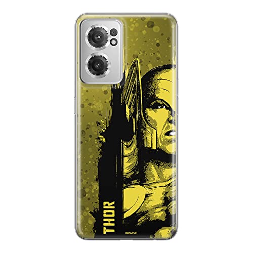 Etui Thor 001 Marvel Nadruk pełny Żółty Producent: OnePlus, Model: NORD CE 2