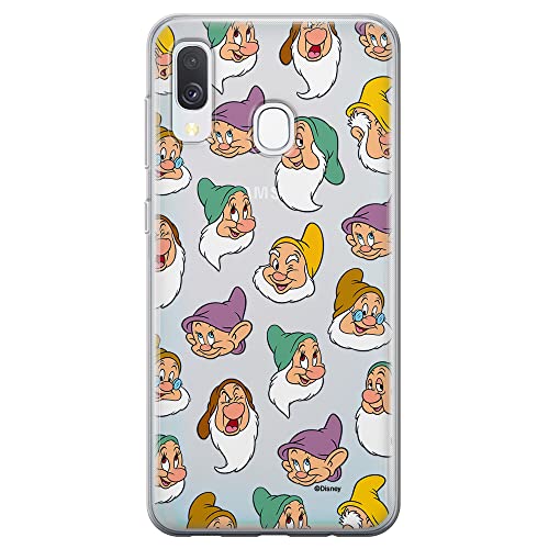 ERT GROUP etui na telefon Samsung A40, case oryginalny i oficjalnie licencjonowany przez Disney, wzór Snow White and the Seven Dwarfs 015, optymalnie dopasowane, plecki z TPU częściowo przeźroczyste