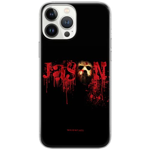 ERT GROUP etui na telefon Apple Iphone 13 PRO, case oryginalny i oficjalnie licencjonowany przez Horror, wzór Friday the 13th 001, optymalnie dopasowane, plecki z TPU